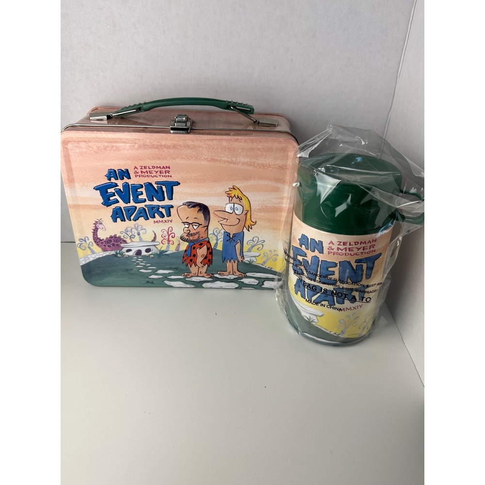 An Event Apart MMXIV Metal Lunch Box and Thermos Set Zeldman & Meyer 2014 - Picture 9 of 13